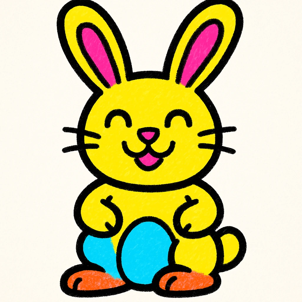 Happy bunny emoji