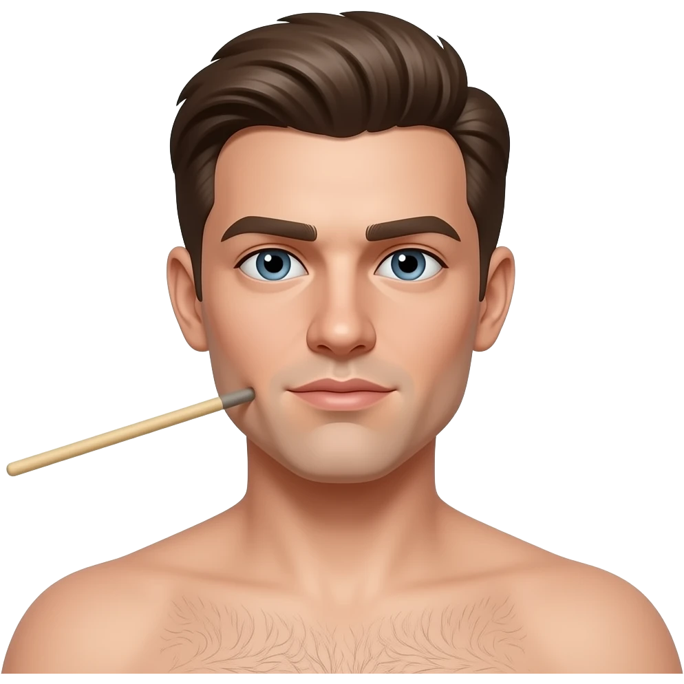 gay naked speards his checks emoji