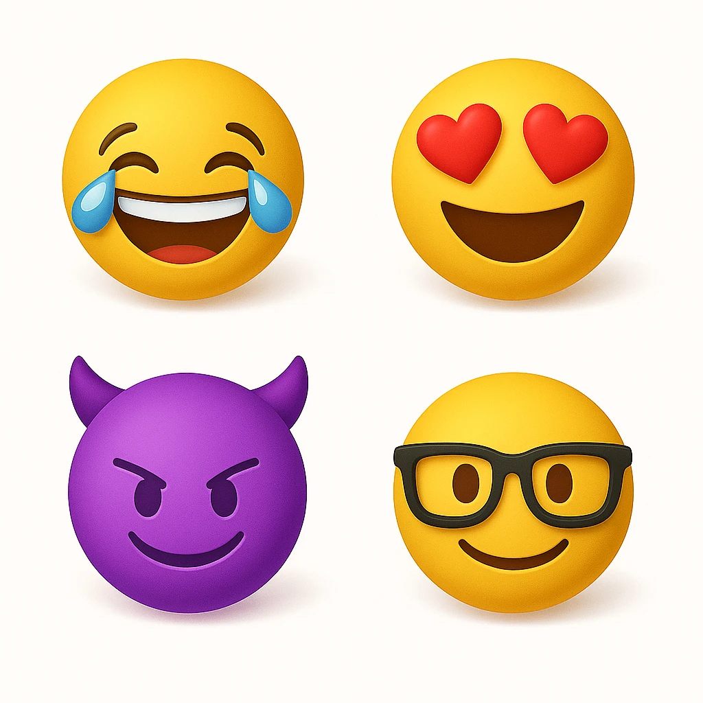 change glasses from transparent to black  emoji
