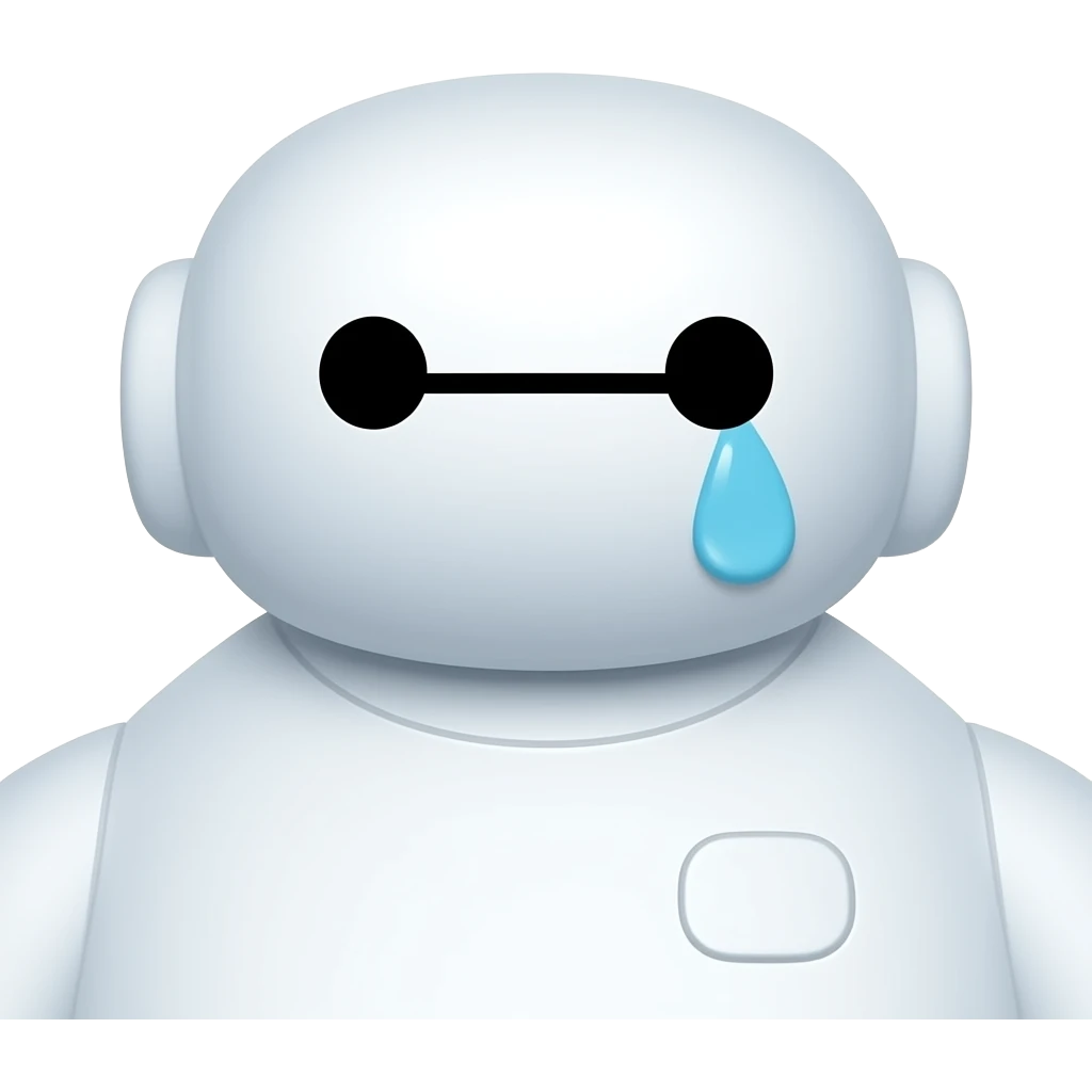 Team baymax can’t be happy right now emoji