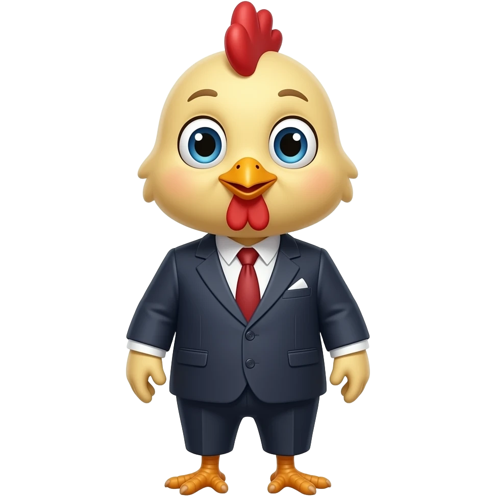 병아리가 정장입은거 emoji