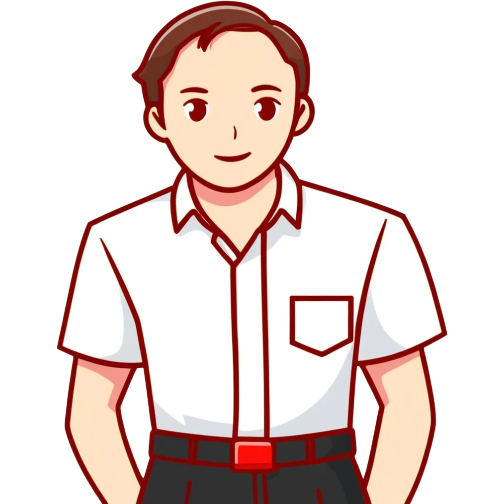 white shirt with prominent red W, straightforward and easy to recognize emoji