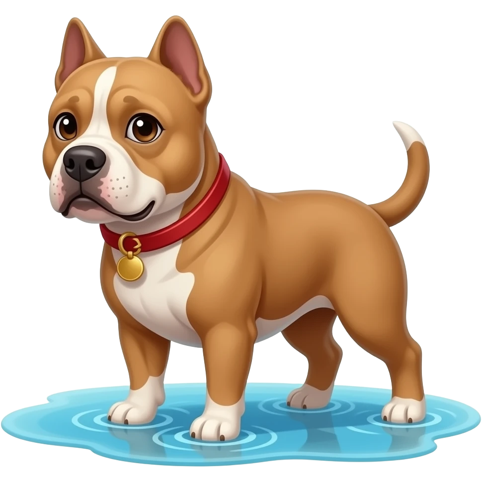 pitbull water emoji