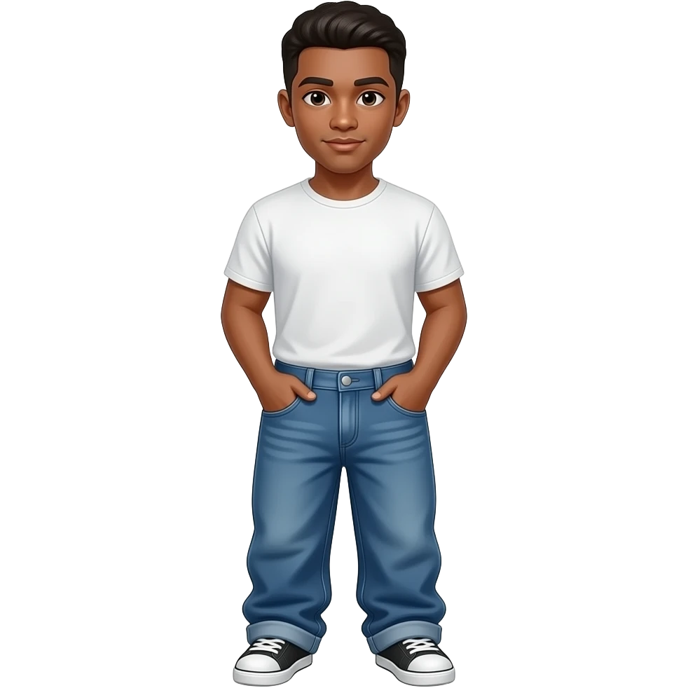 sagging pants emoji, baggy jeans low rise, street style icon emoji