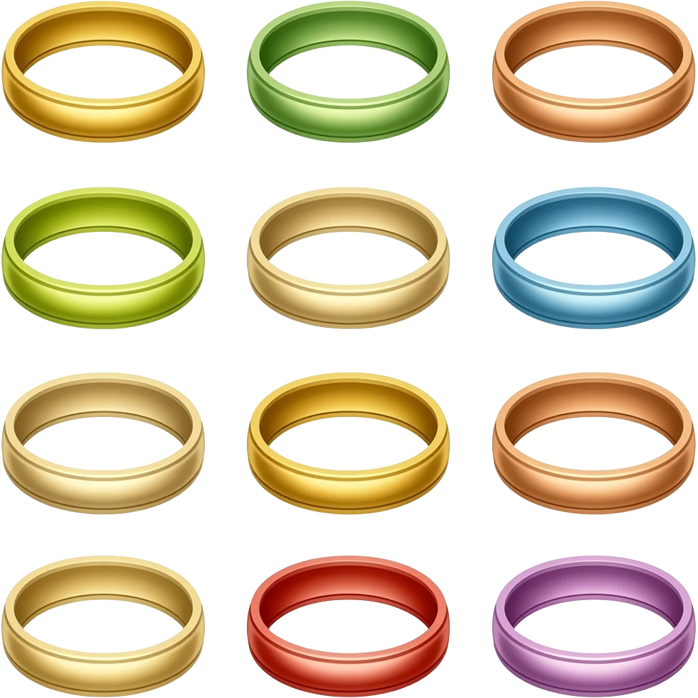 12 Bangle same colour emoji