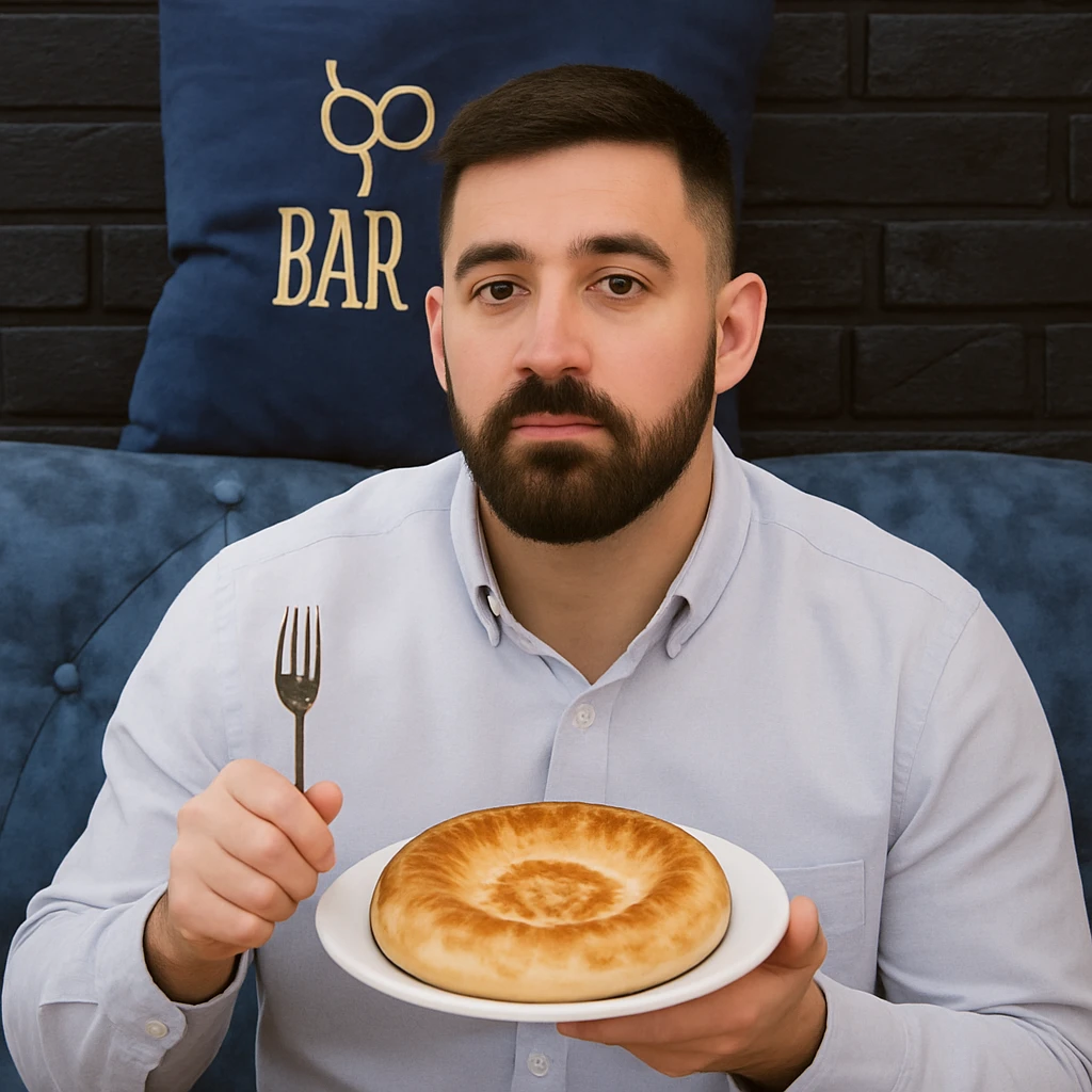 birinchidagi odamni yuziga 2 rasmdagi odamga uzidak qilib chizib bergin xuddu shunday non yen utirganini emoji