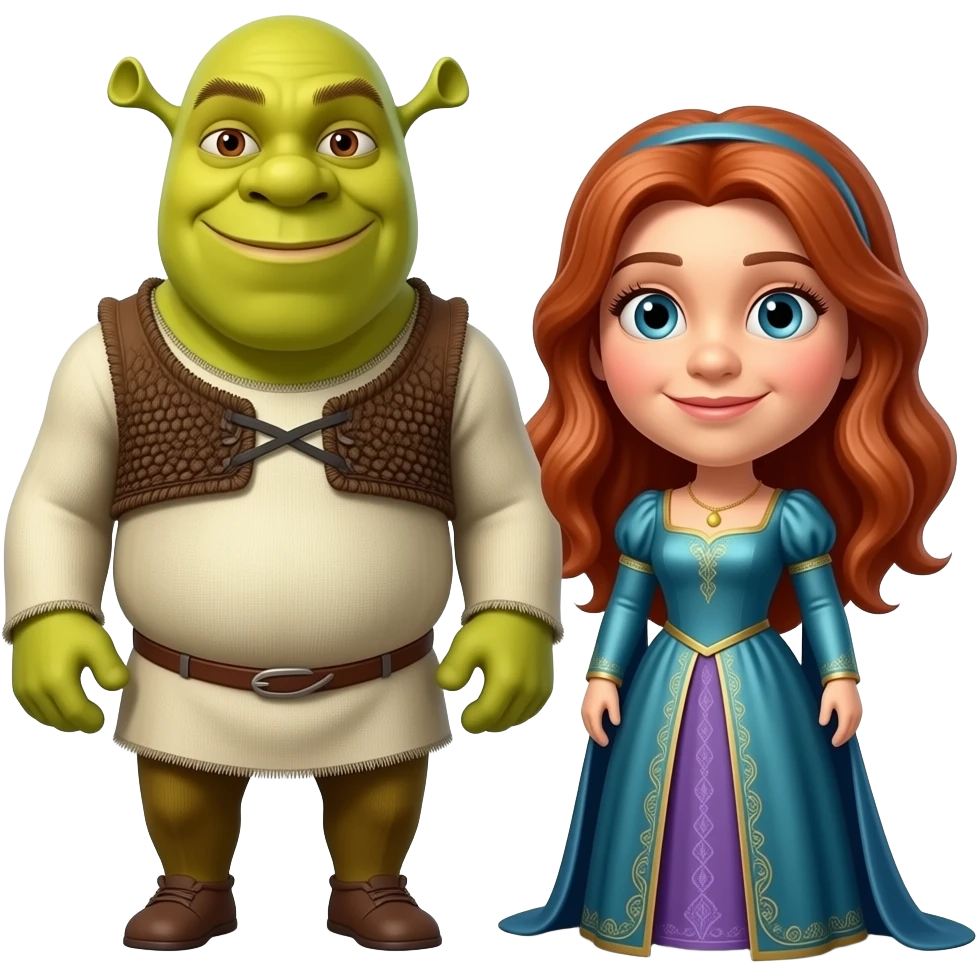 Shrek Fiona emoji
