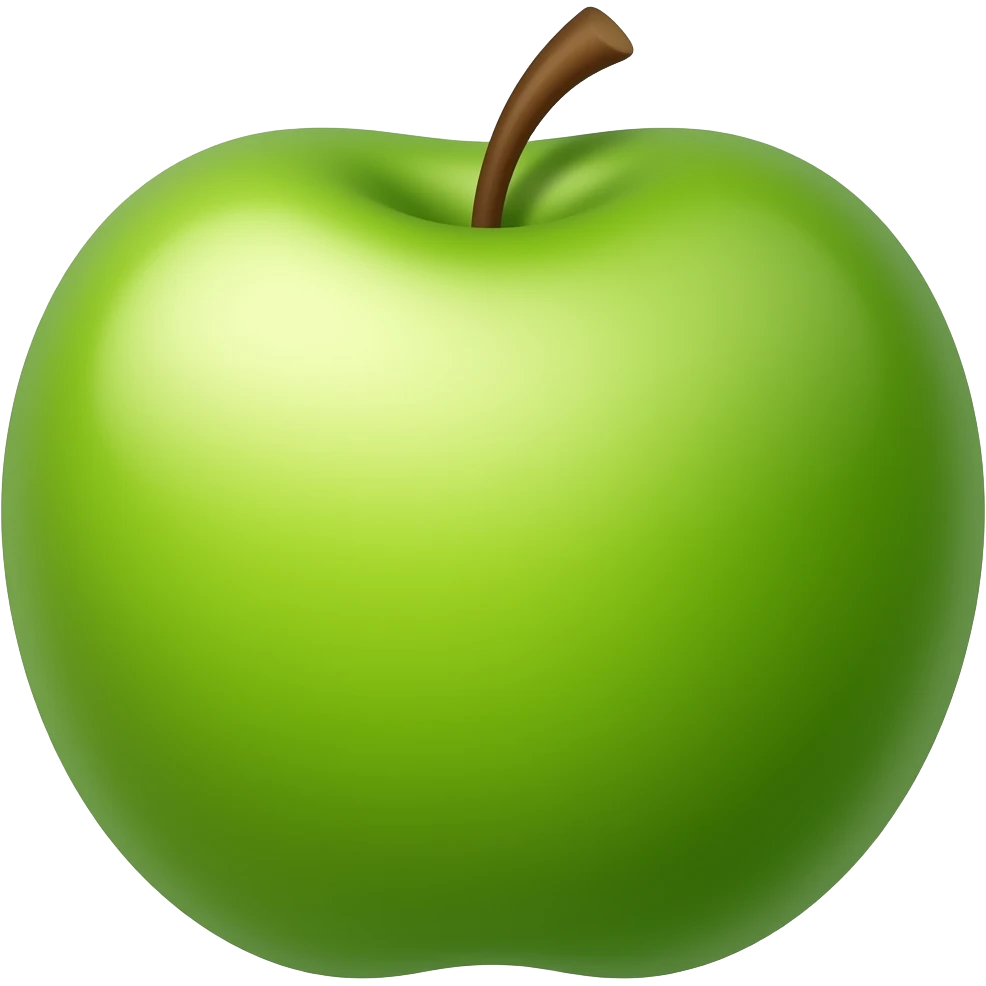 Apple green emoji