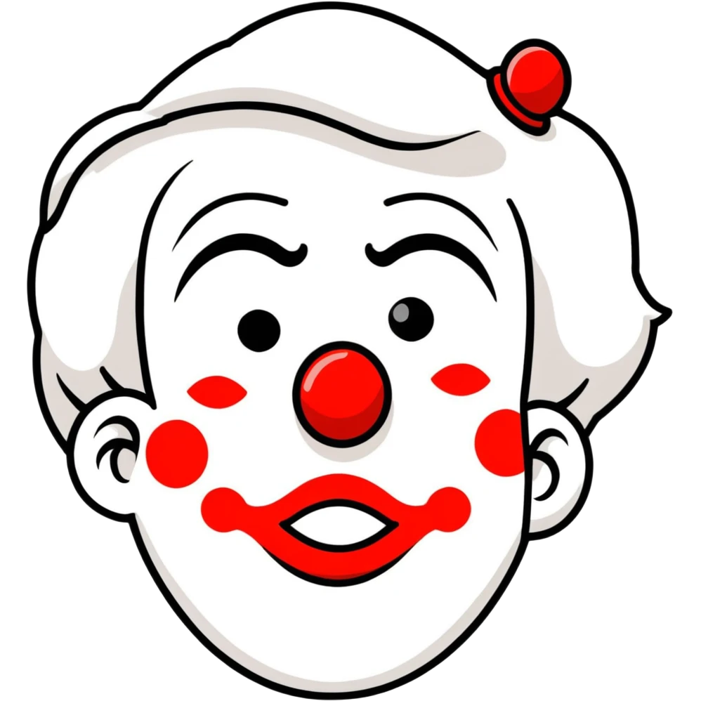 sad clown emoji