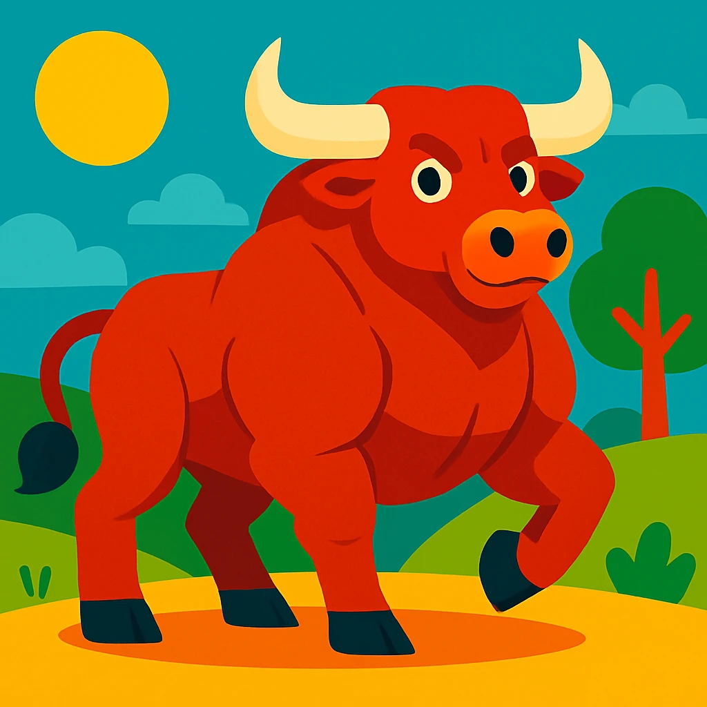 Big bull emoji