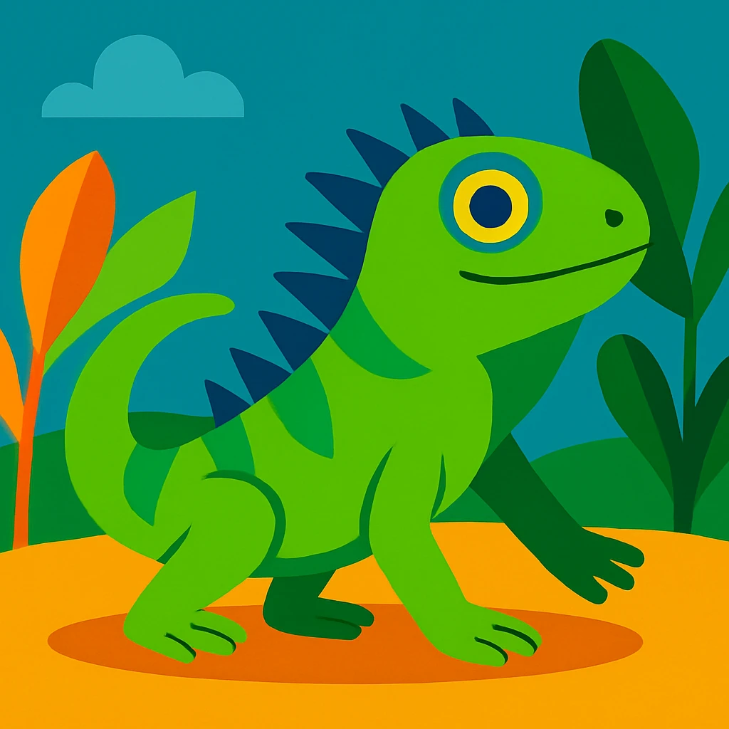 Iguana emoji