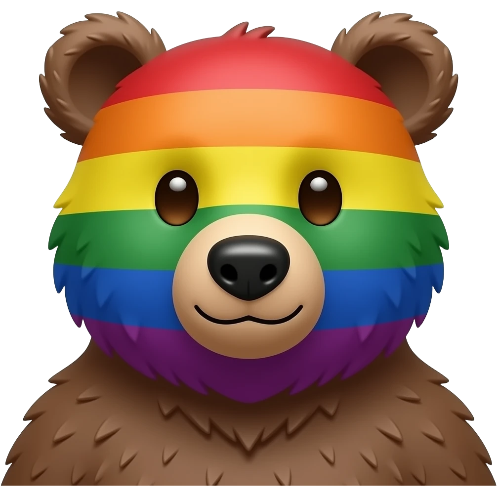 LGBTIQ Bear emoji