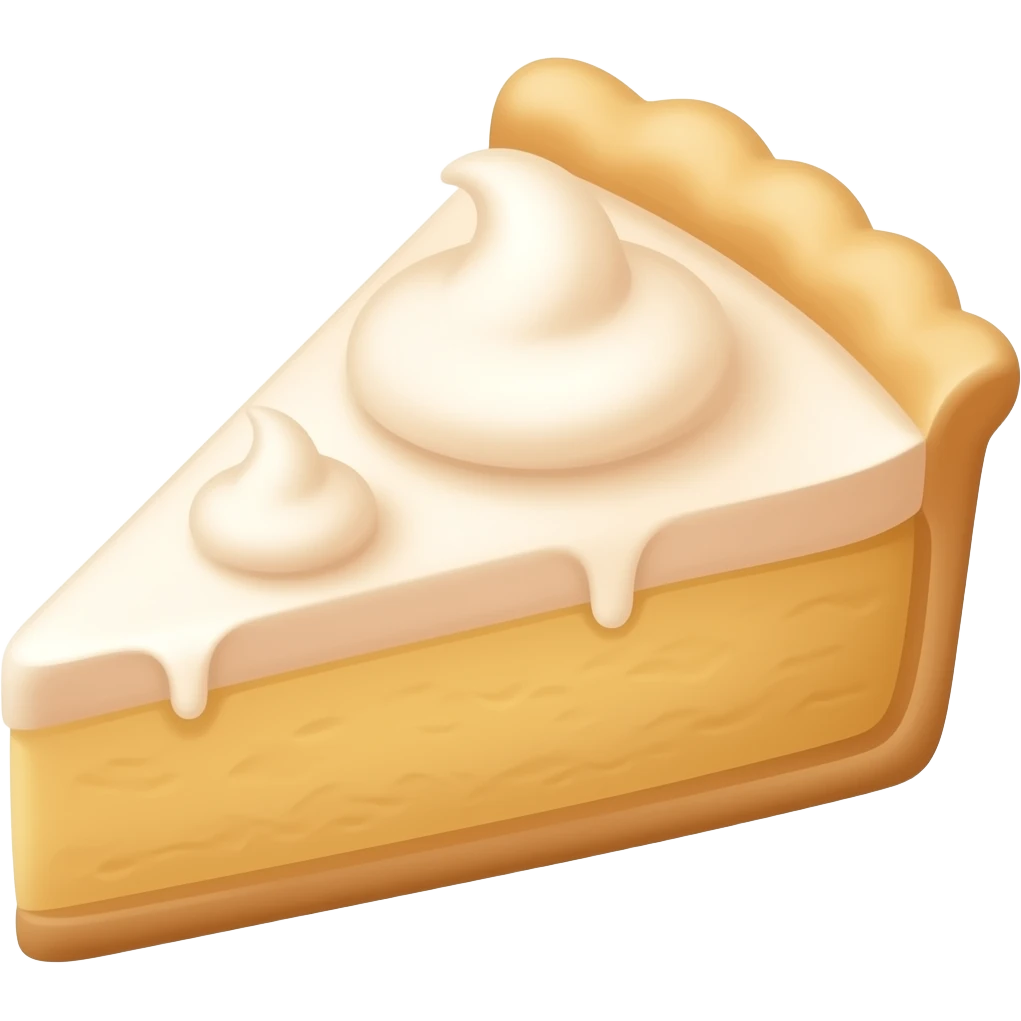 Cream pie emoji