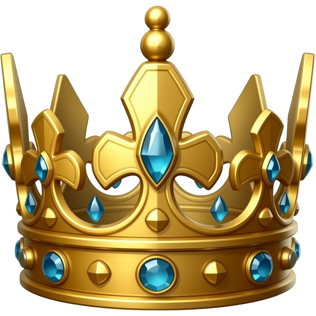 Corona laureada imperial de oro y diamantes del dios Emperador de Warhammer 40k emoji