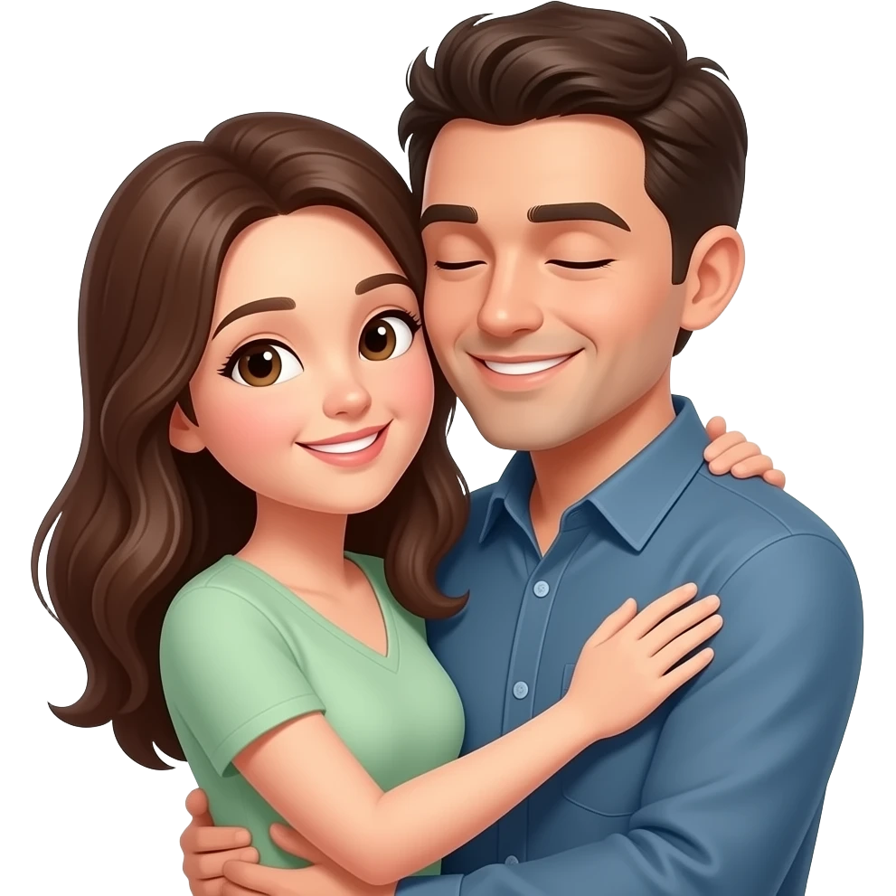 realistic intimate moment captured emoji