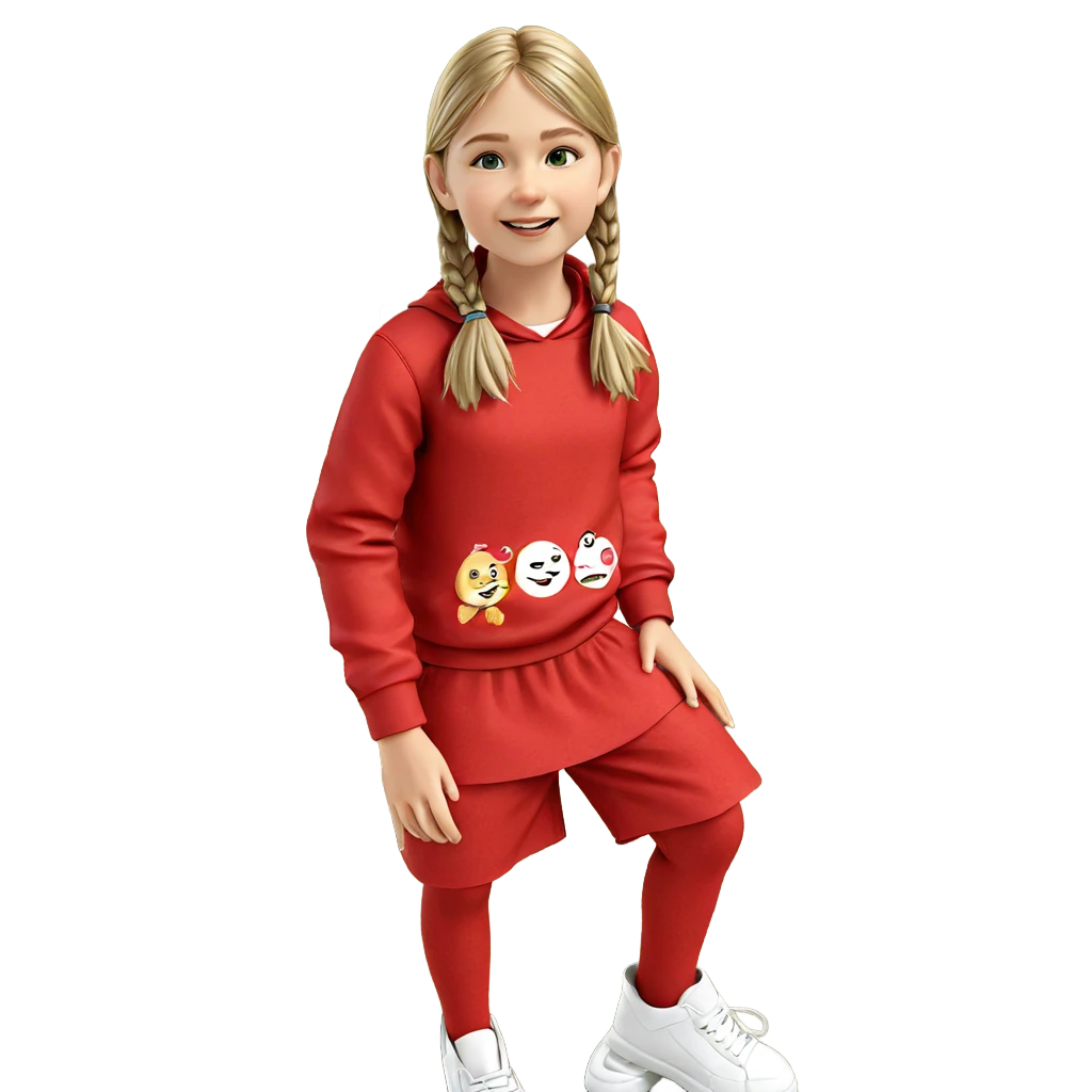 casual outdoor girl portrait emoji