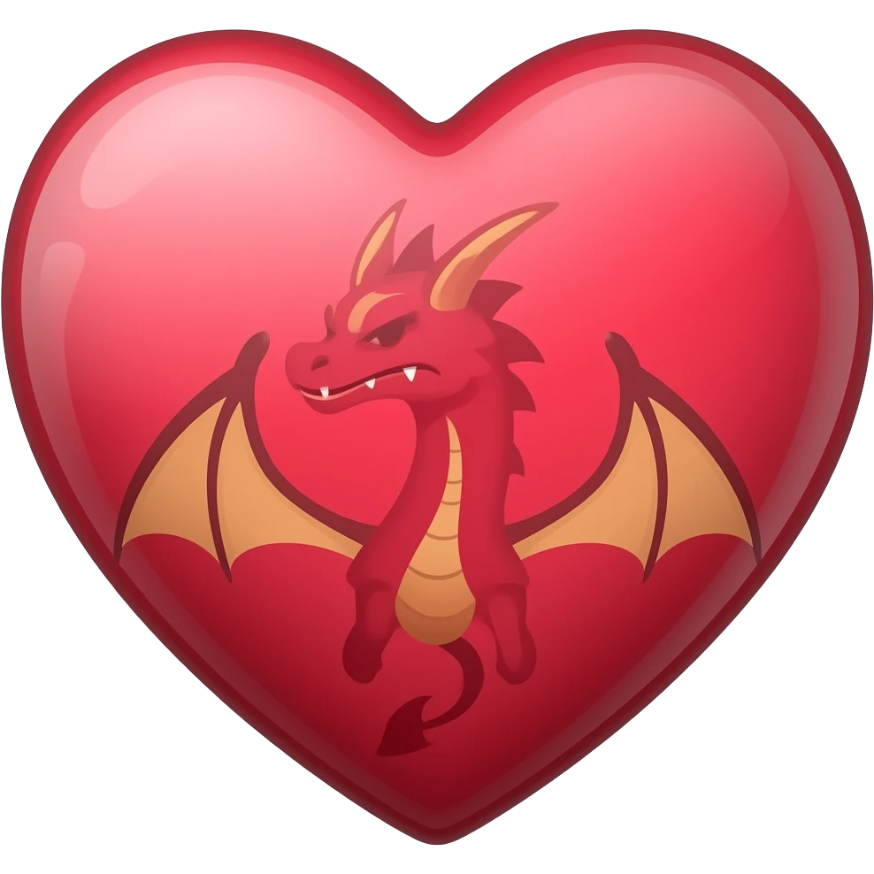 Dragon Heart emoji