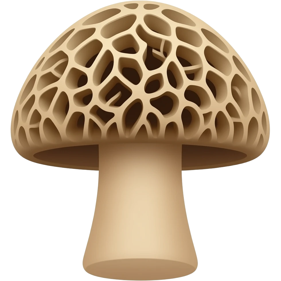 Morel emoji