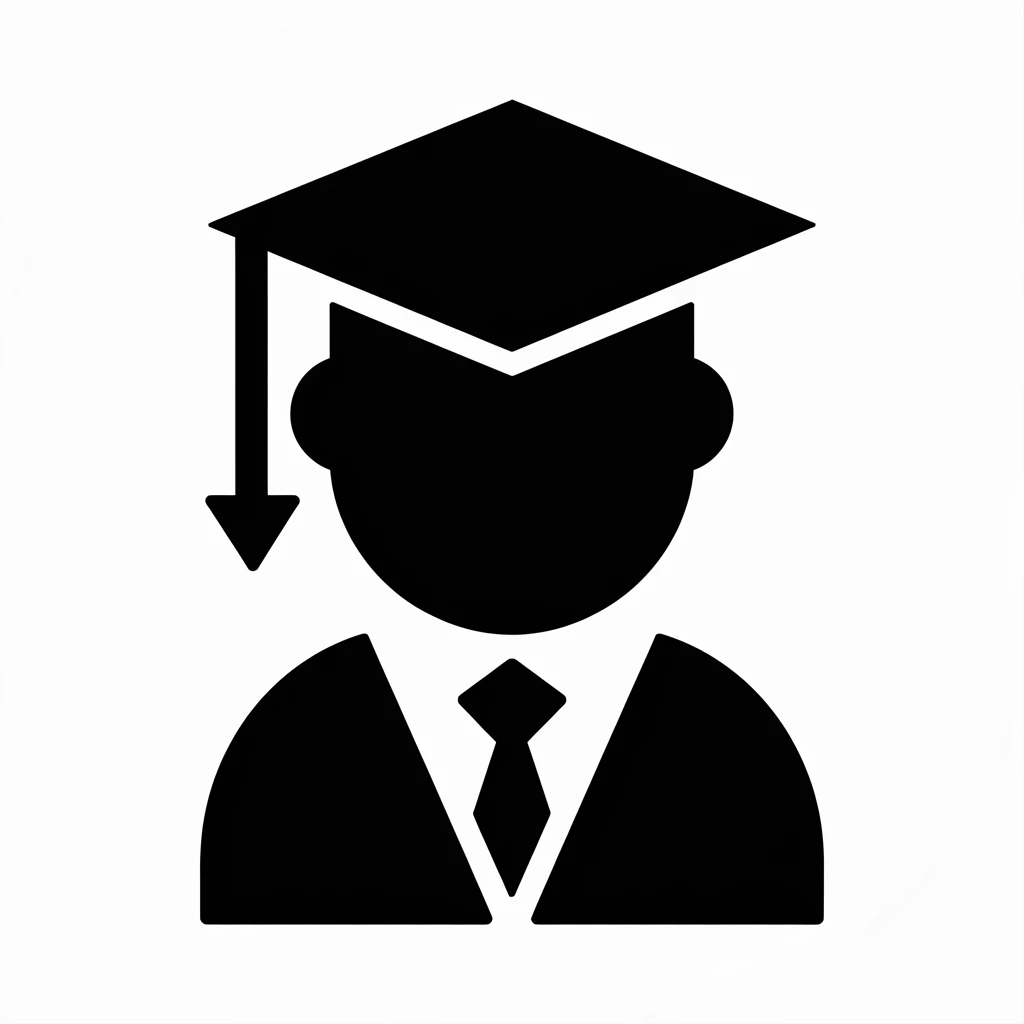 Teacher icon black silhouette emoji