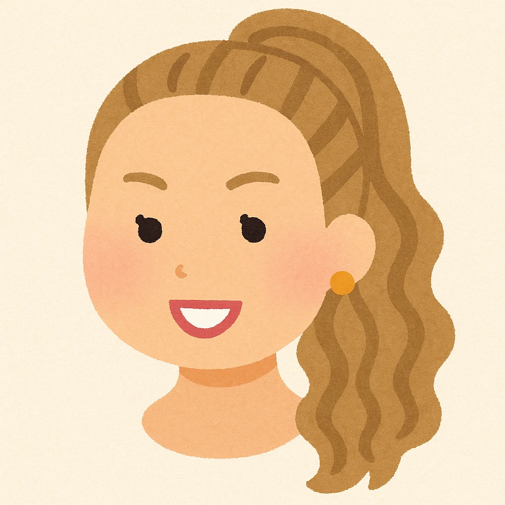 Beyonce's head in Irasutoya style, smiling, cartoon simplicity, pastel palette, gentle features emoji