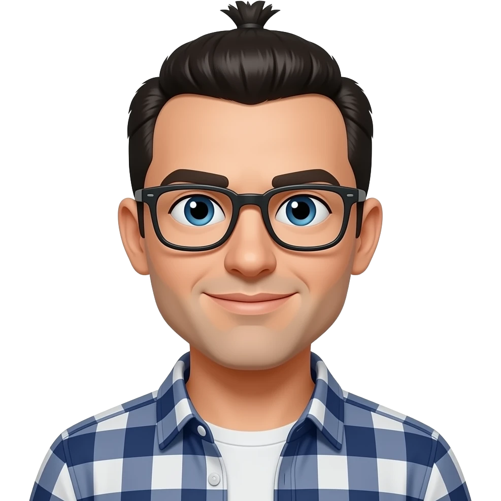 white guy with black payot hair and glasses emoji