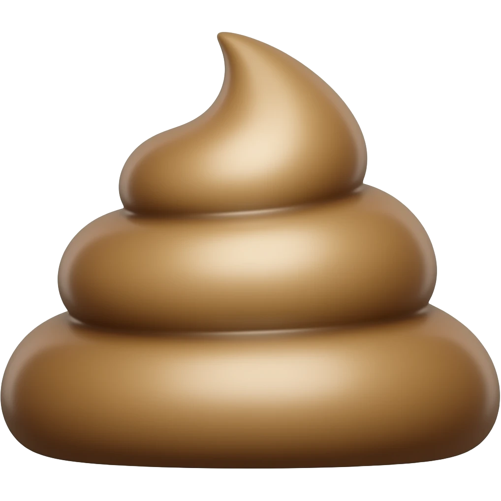 poop test tube emoji