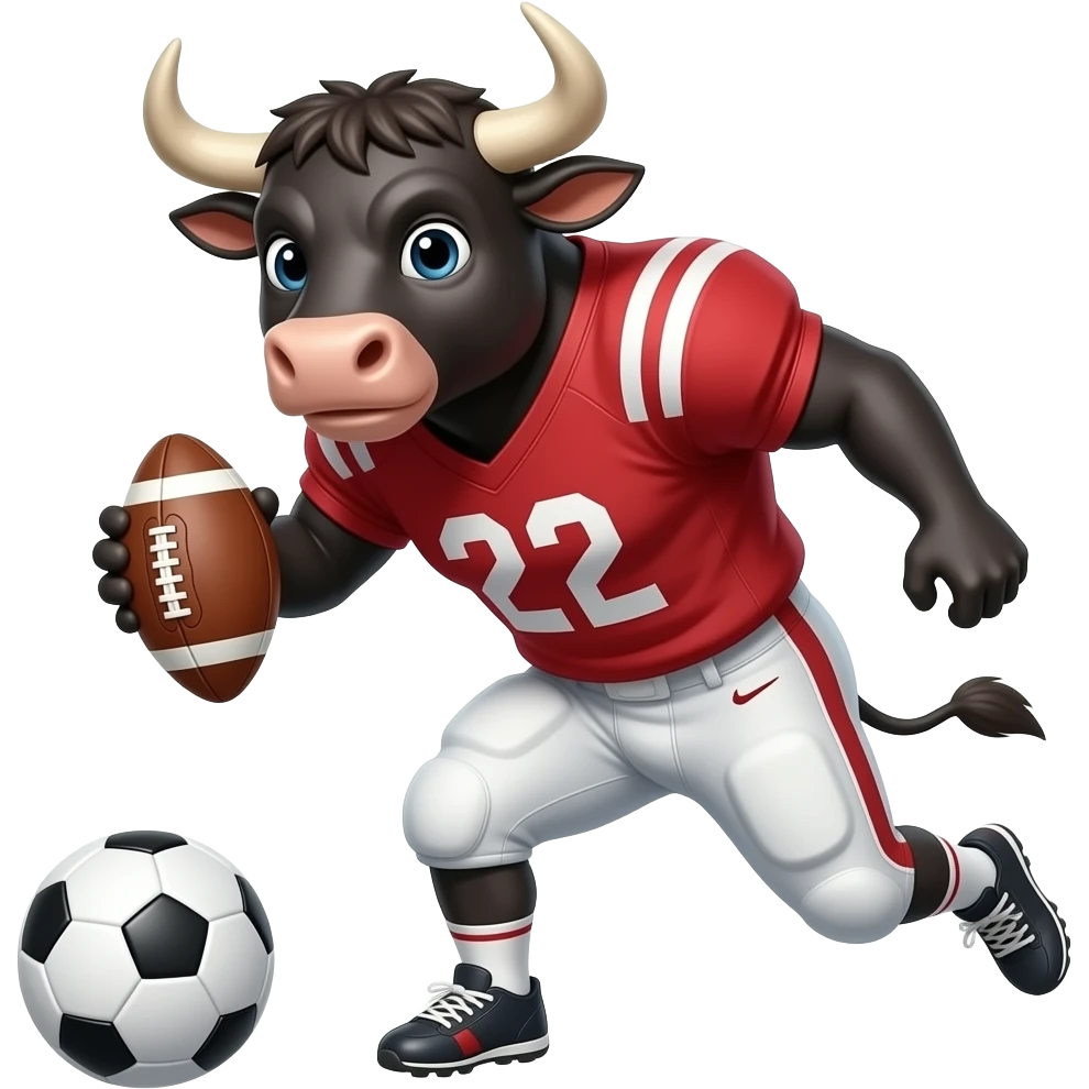 bull football emoji
