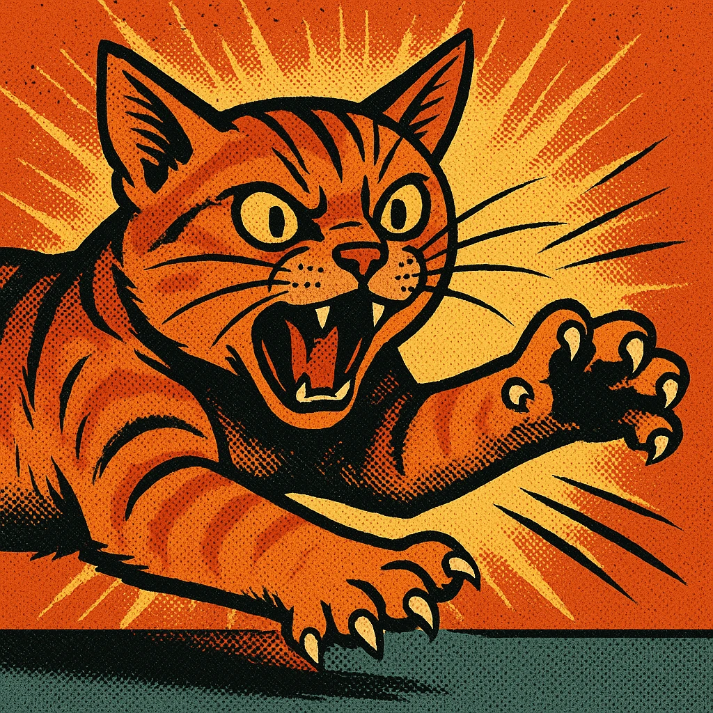 cat attack emoji