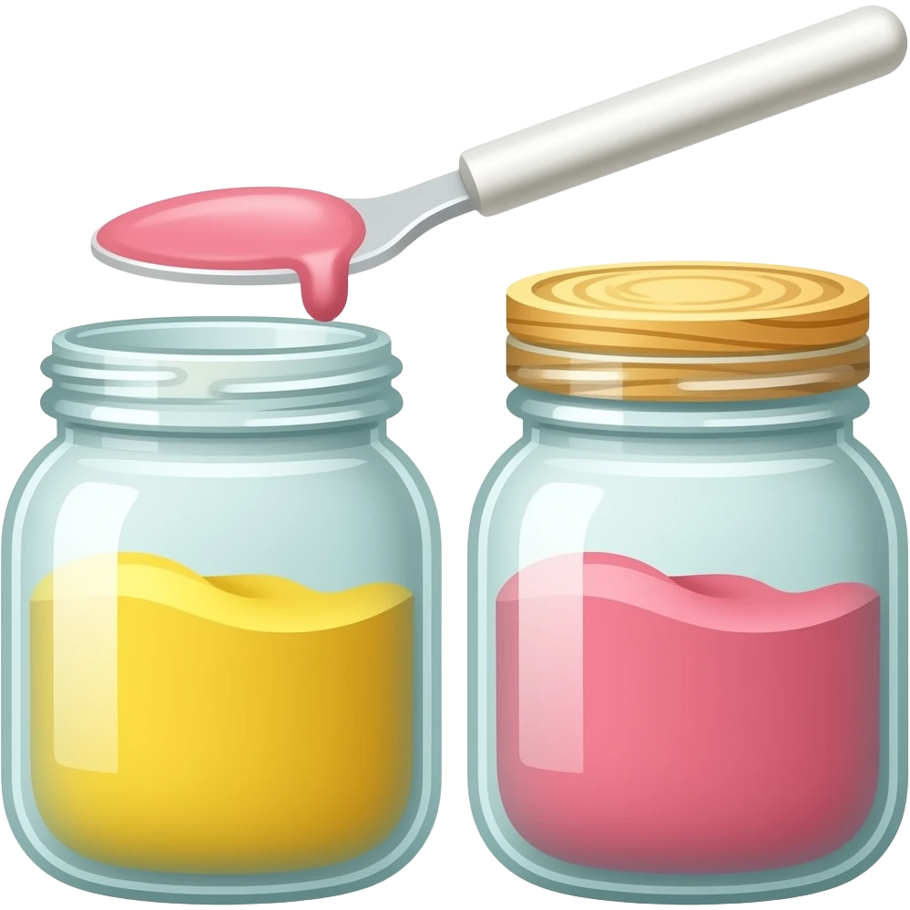 Jars of paint emoji
