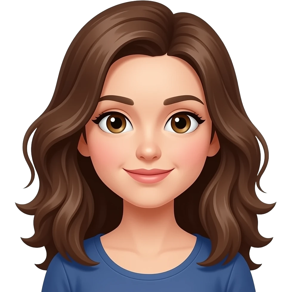 hair flick emoji brown woman emoji