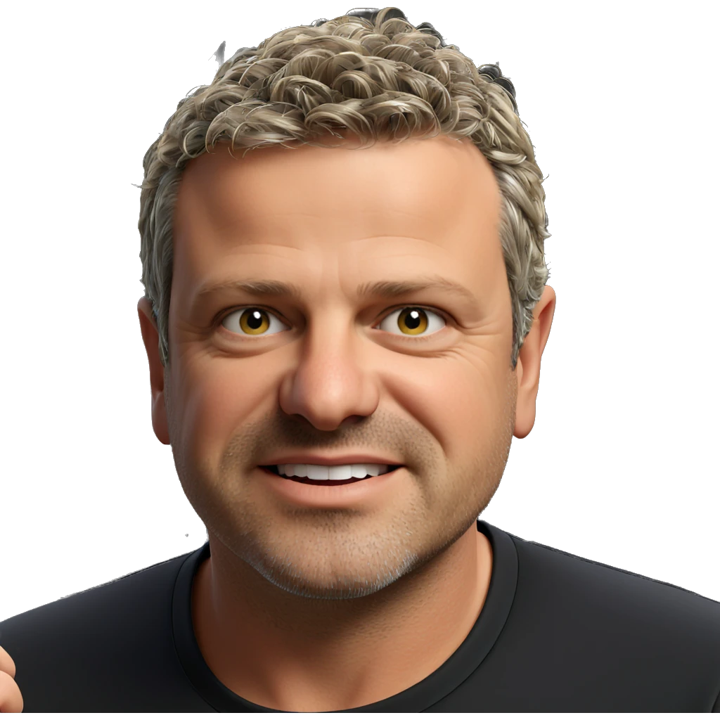male portrait in black shirt emoji