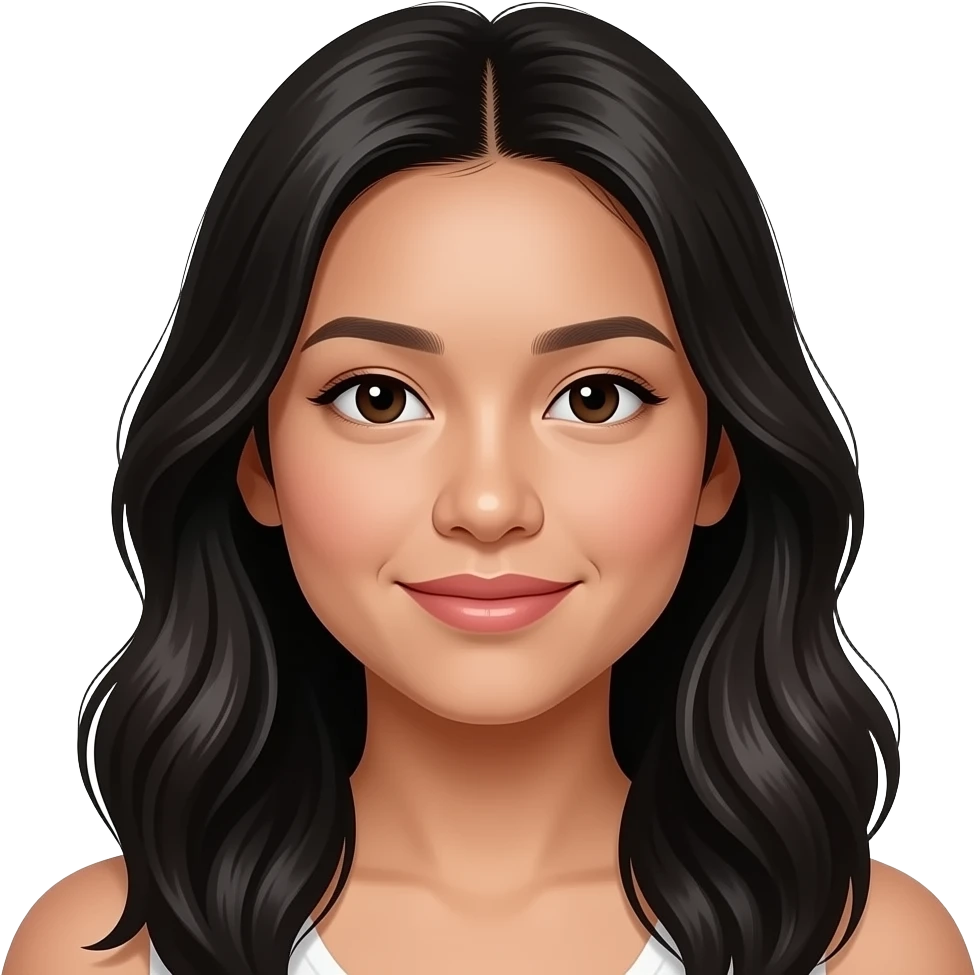 25 year old Filipino girl hair emoji