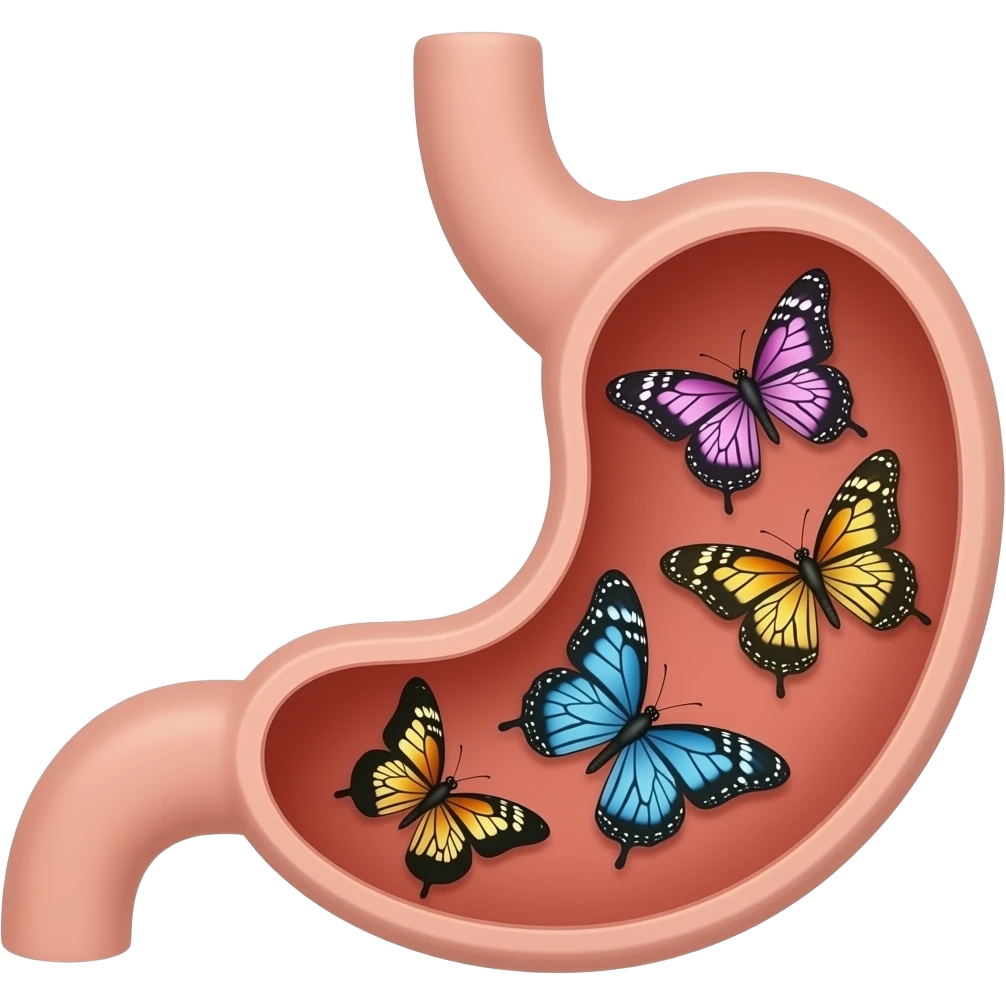 Butterflies in your stomach emoji