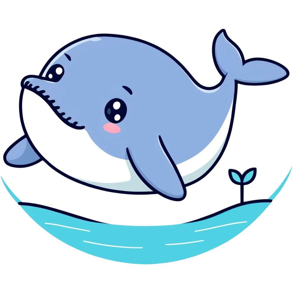 Dancing Whale emoji