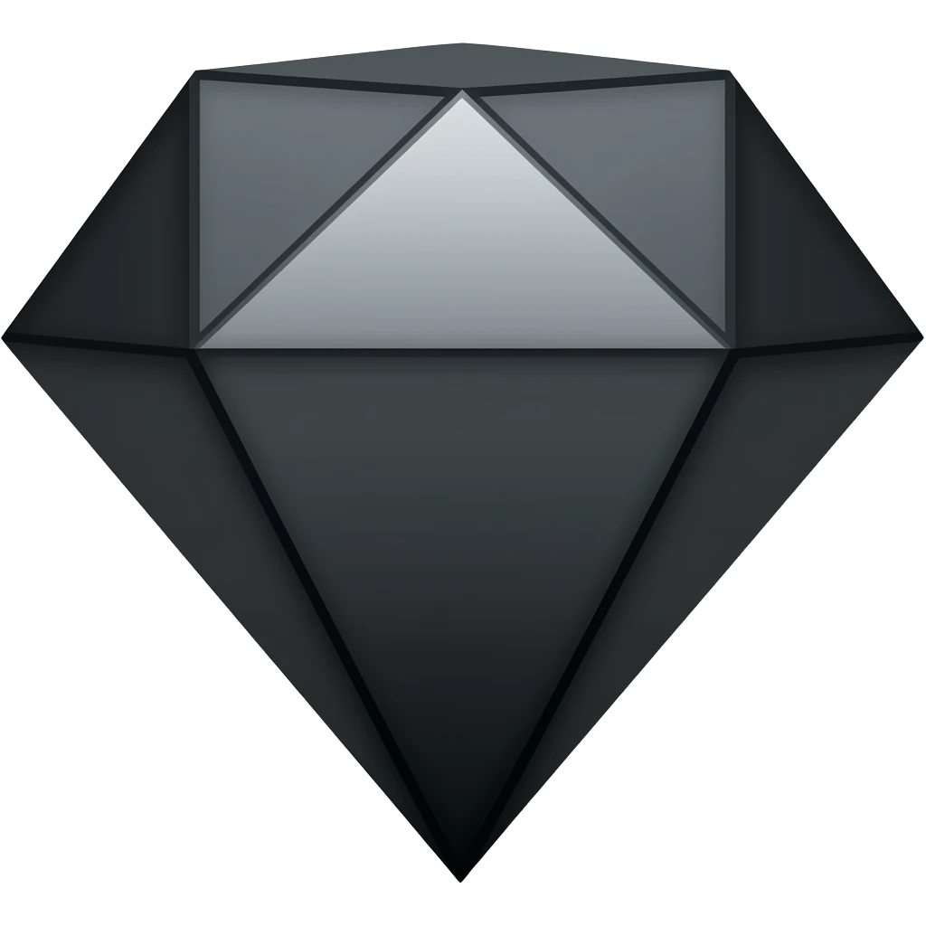 Je veux un diamant noir emoji