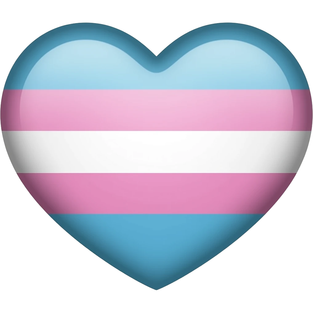 Lesbian flag heart emoji