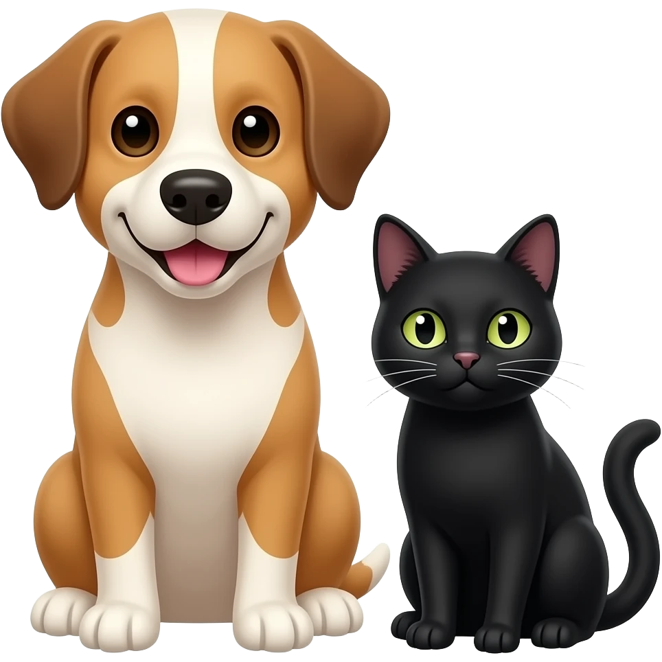 🐕+  🐈‍⬛ emoji