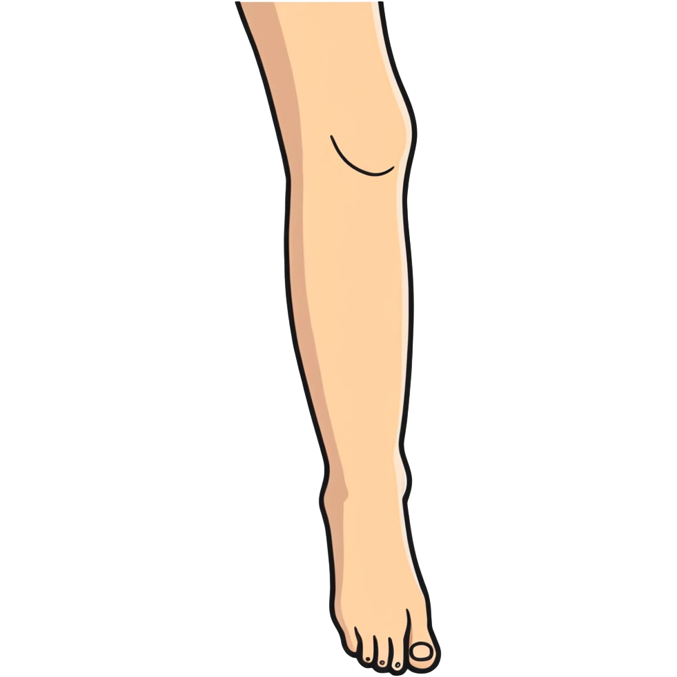 Barefoot emoji