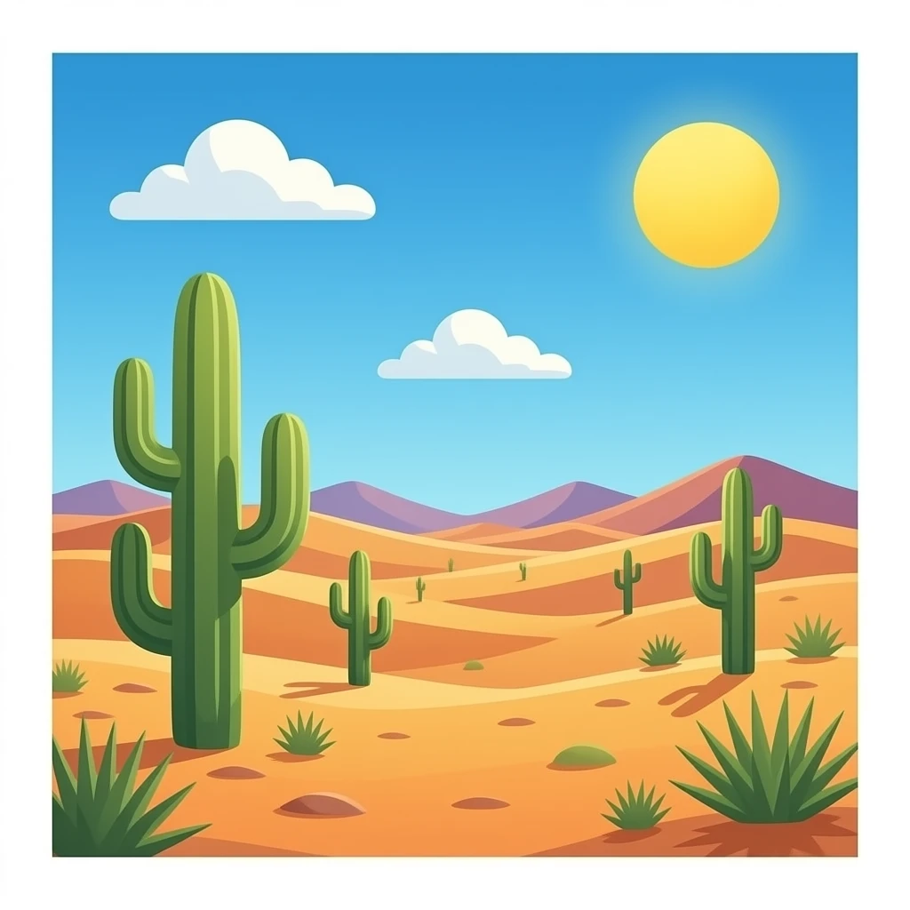 Desert emoji