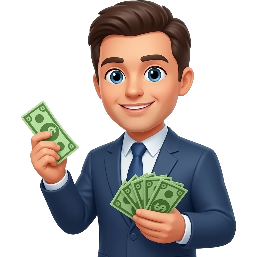 invertir dinero emoji