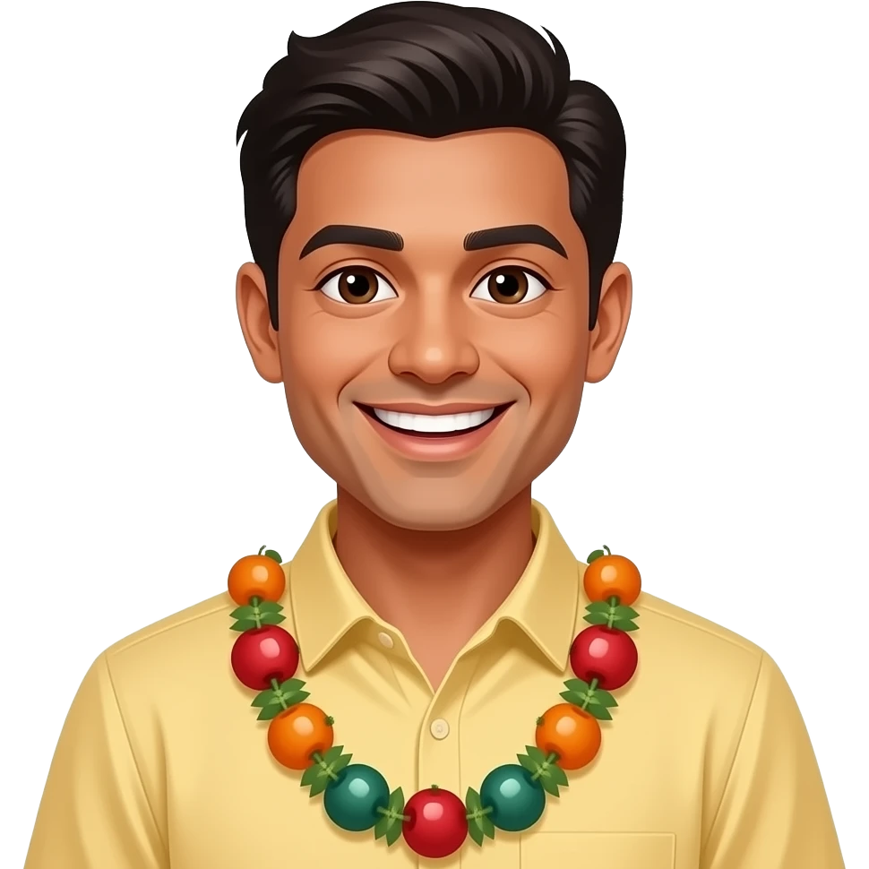 man that happy for festival emoji