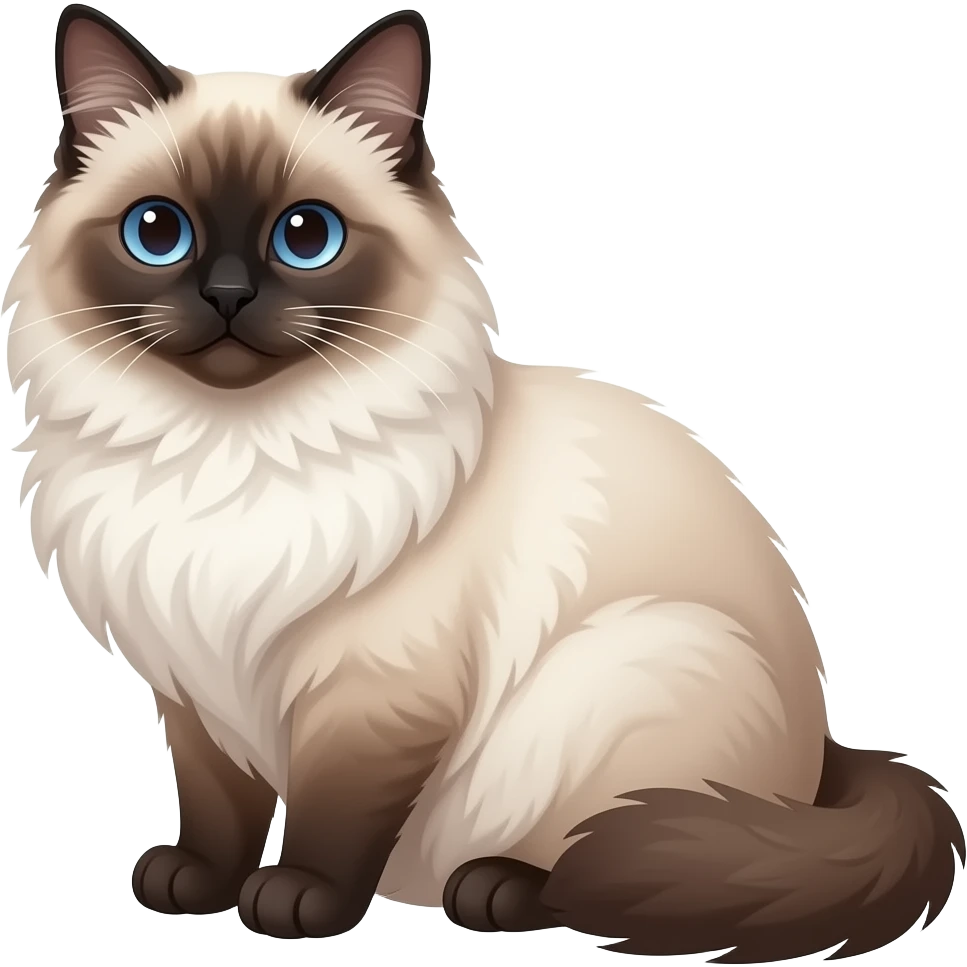 ragdoll cat emoji