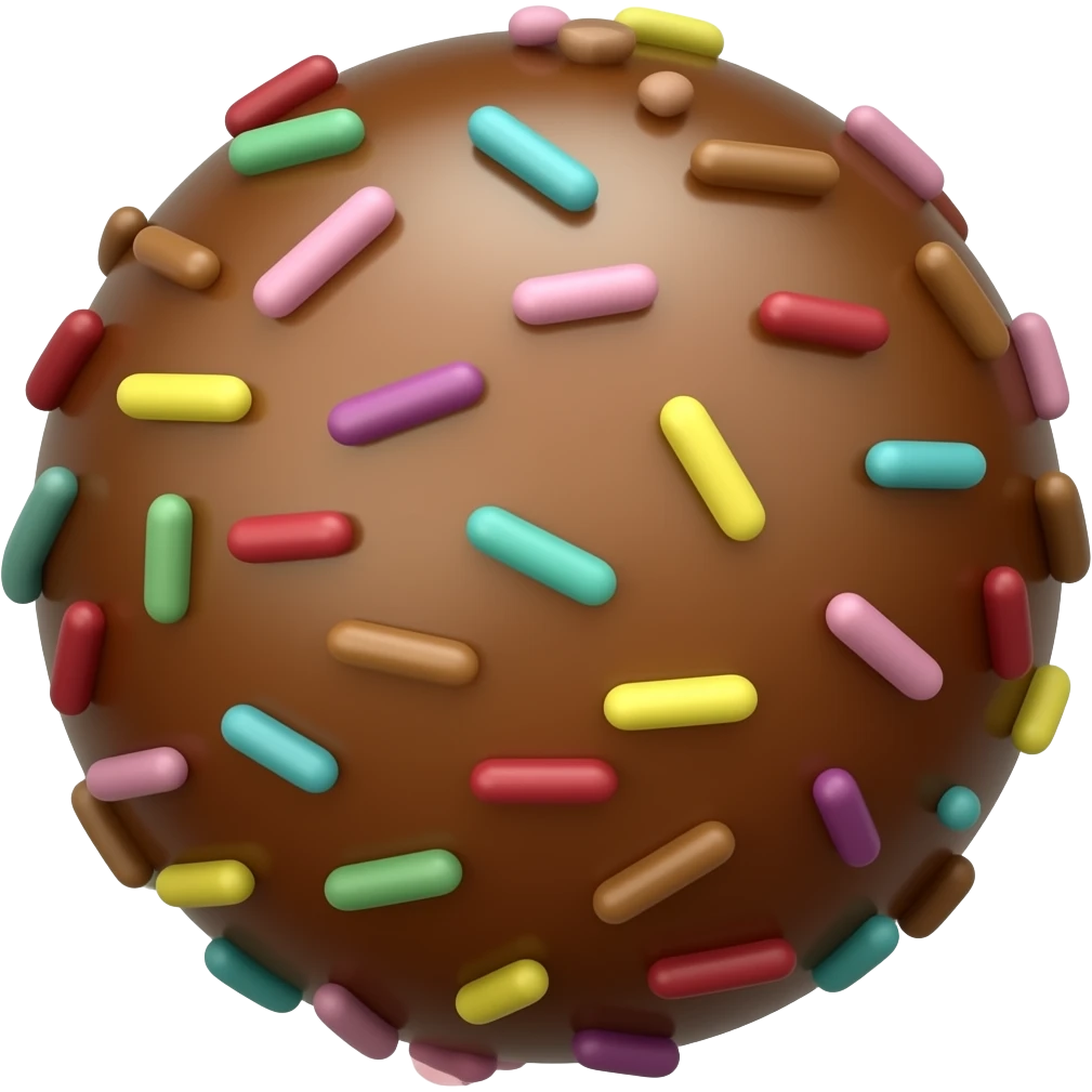 pile of brown hagelslag sideview emoji