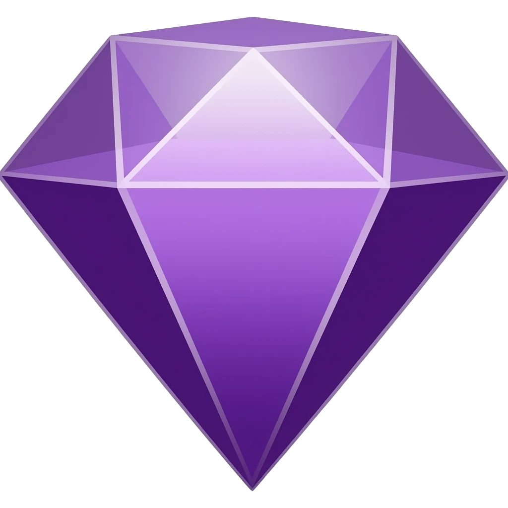 Violet diamant emoji emoji