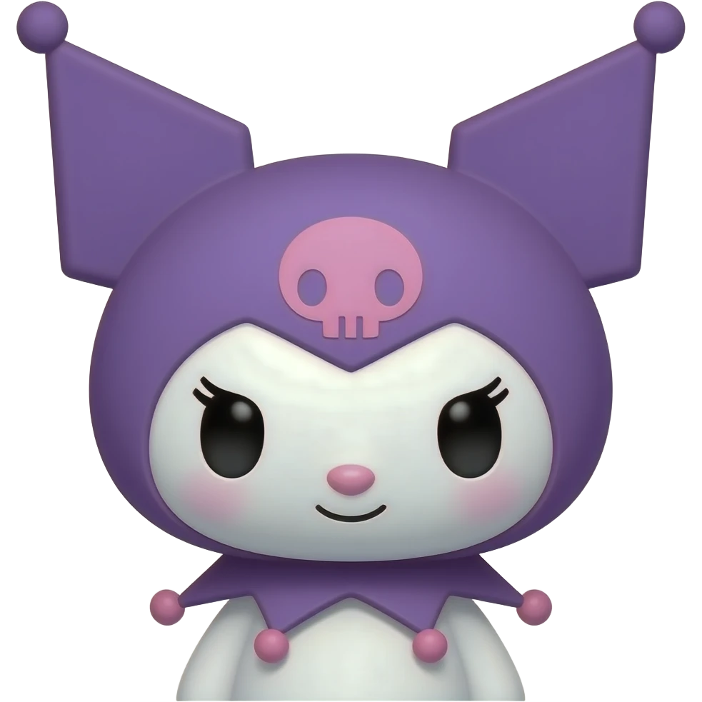 kuromi purple emoji