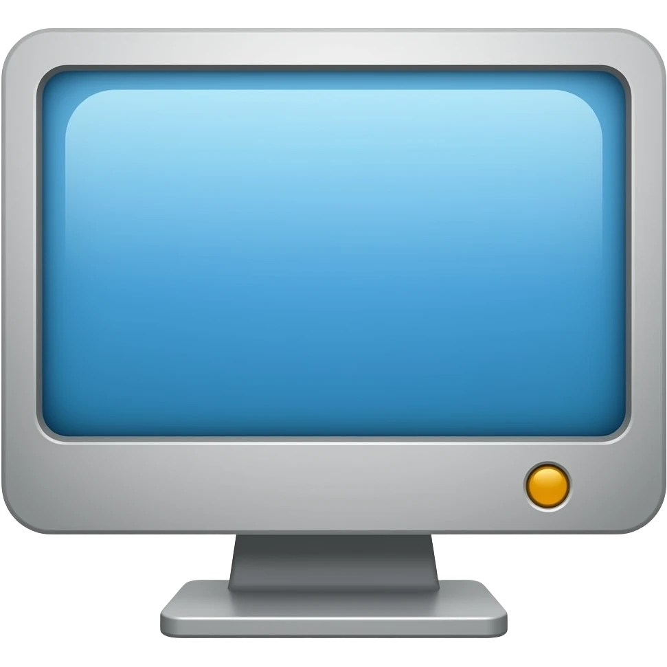 Make a computer with crack emoji