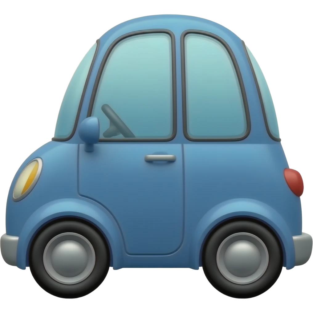 blue car emoji