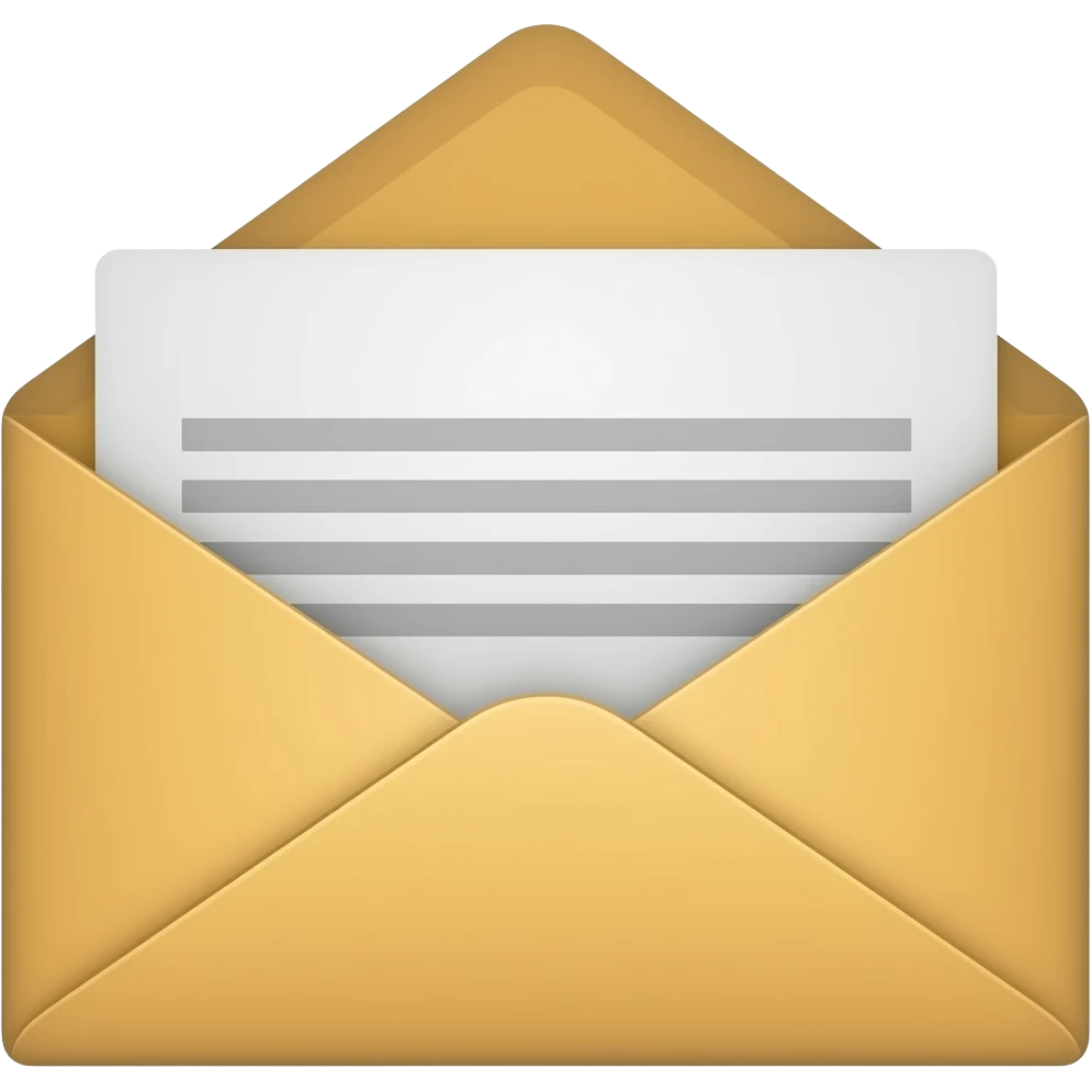 message envelope emoji