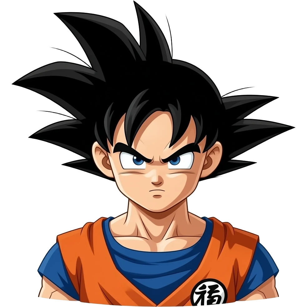 goku meme stare one side shadow emoji