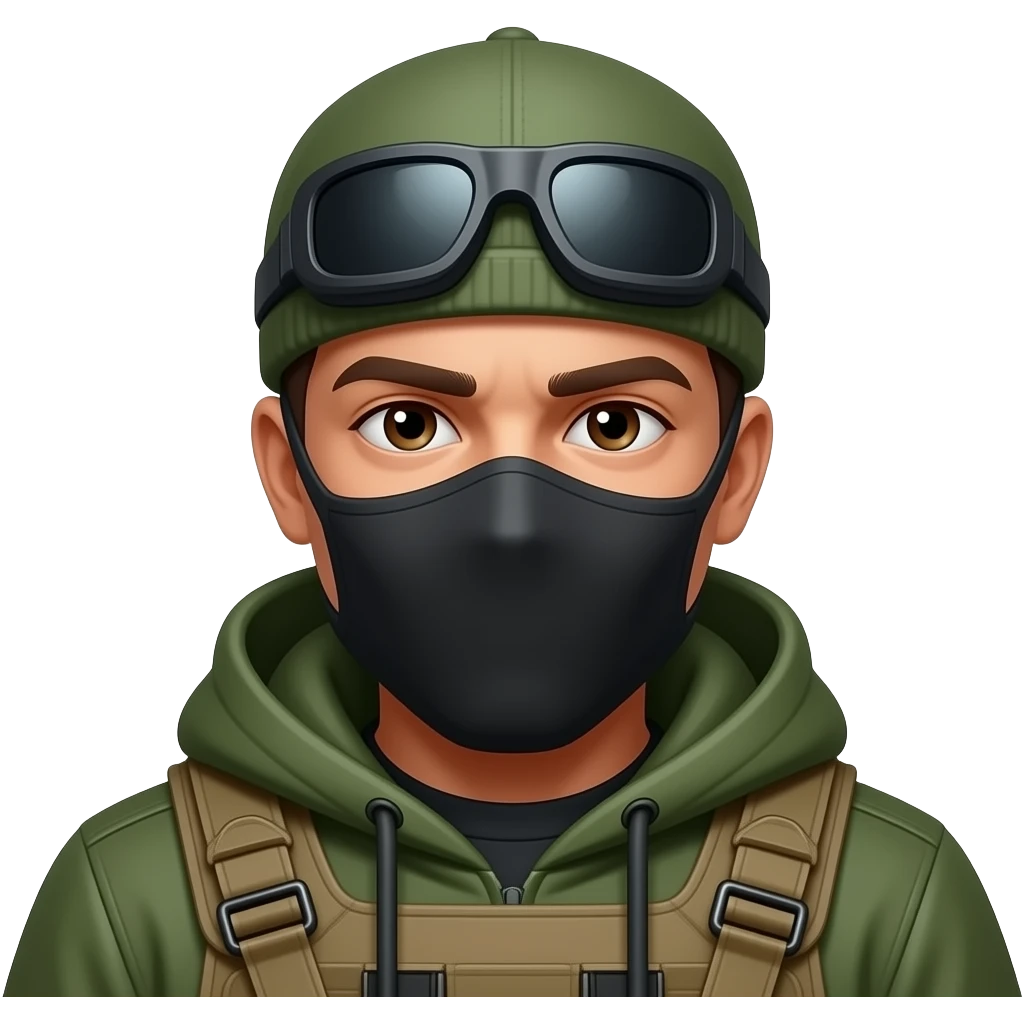 A suicide bomber emoji